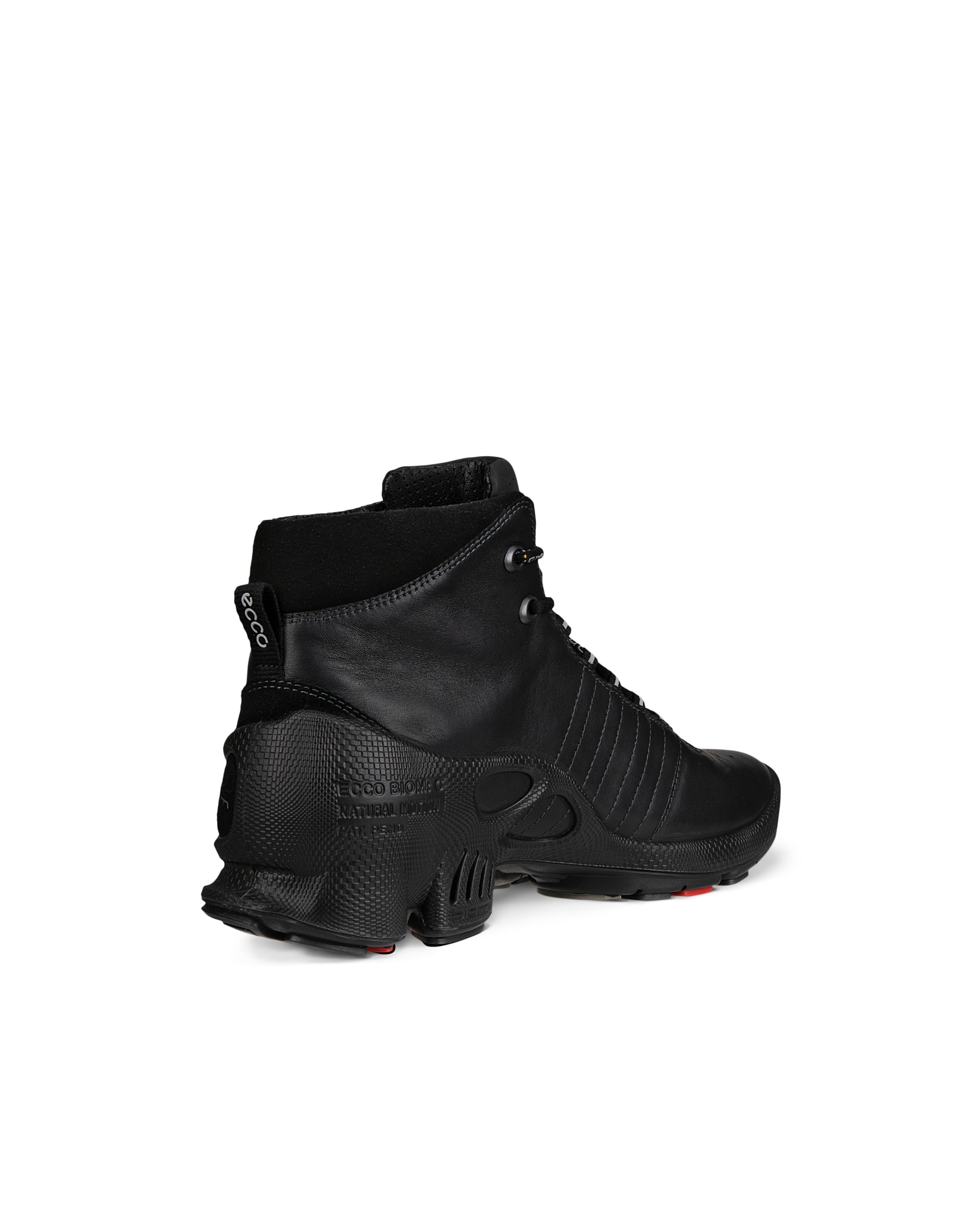 Men's ECCO® BIOM C Leather Outdoor Boot - Black - Back