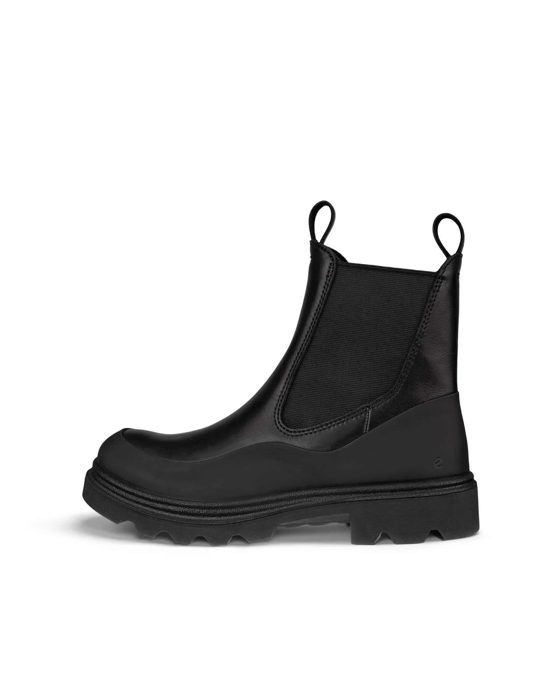 Women's ECCO® Grainer Leather Chelsea Boot - Multicolour - Outside