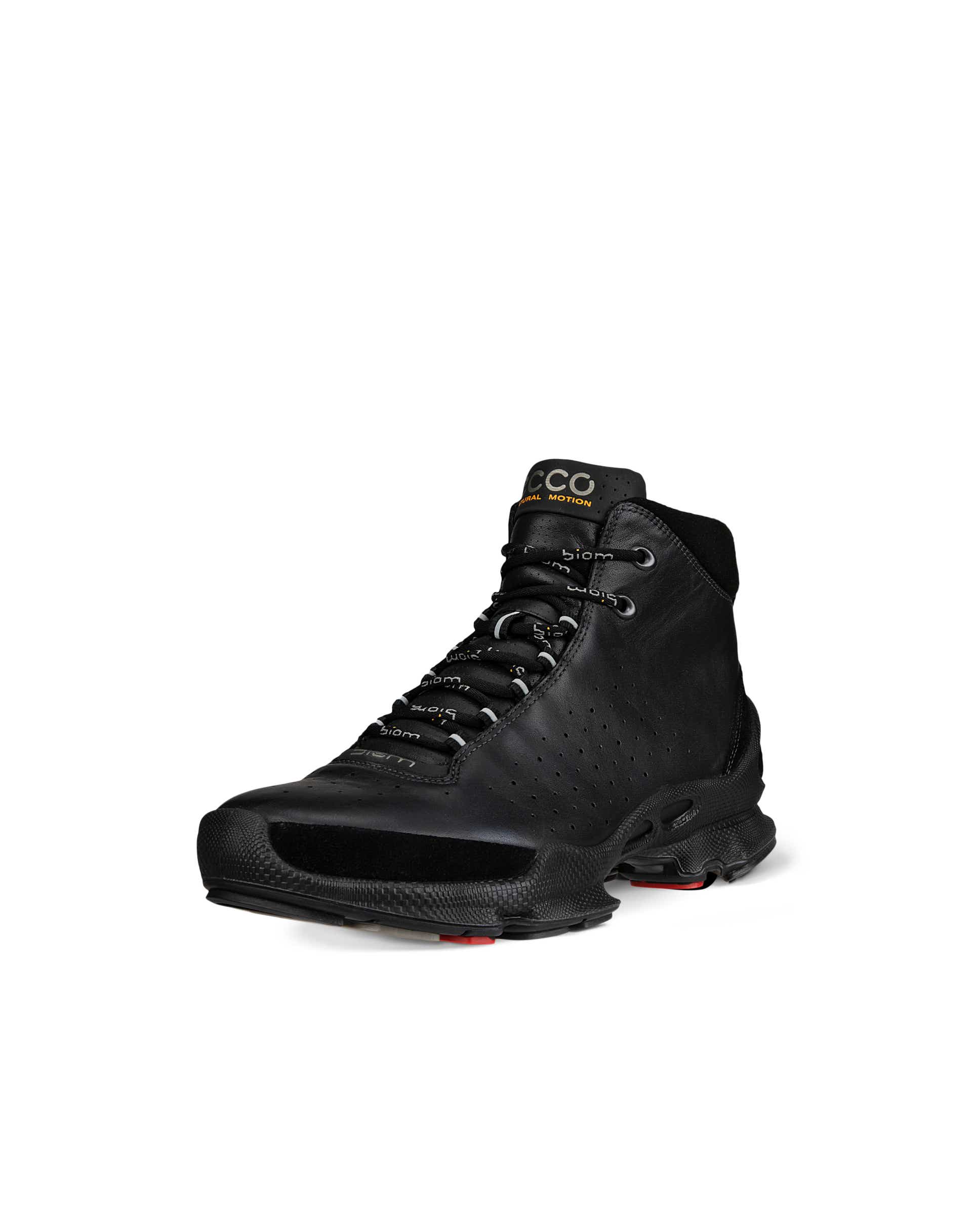 Men's ECCO® BIOM C Leather Outdoor Boot - Black - Main