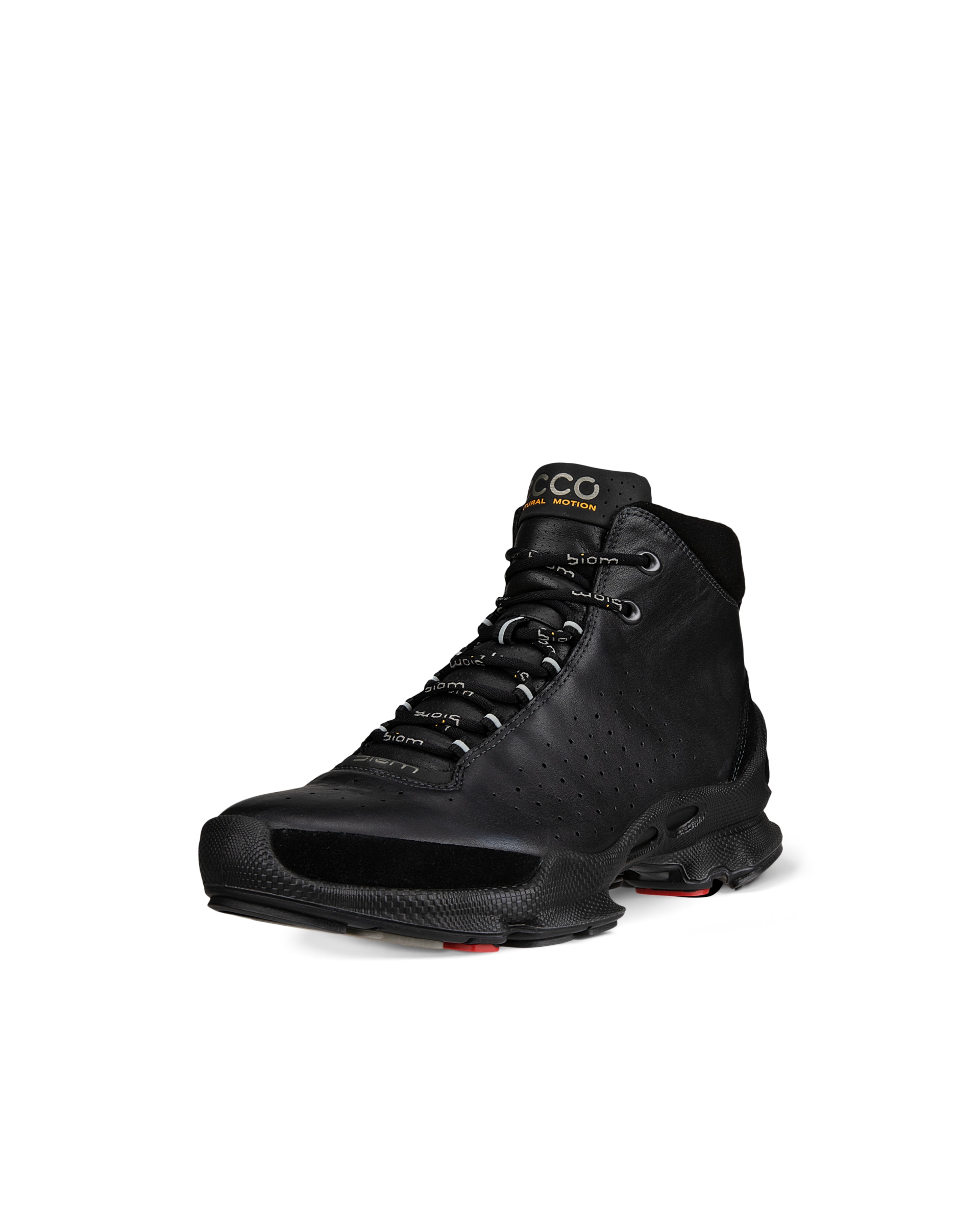Men's ECCO® BIOM C Leather Outdoor Boot - Black - Main